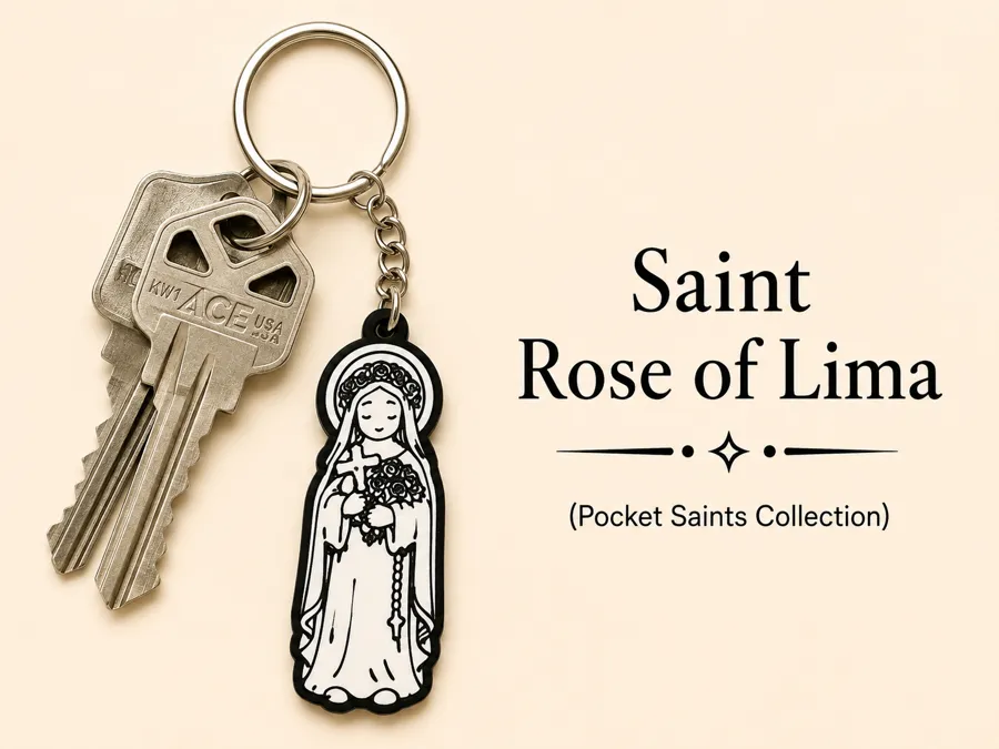 Santa Rosa de Lima — patung saku