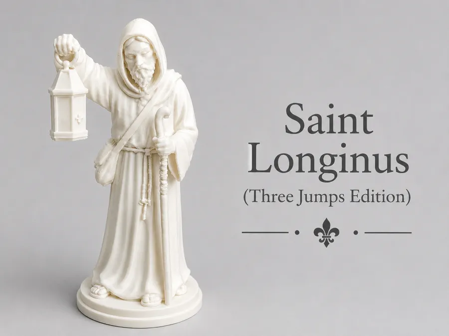 Santo Longinus — patung