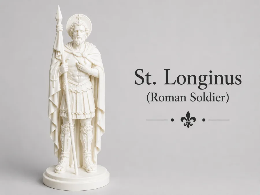 Santo Longinus — patung
